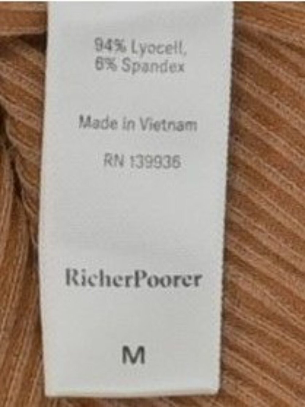 Richer Poorer Vintage Column Rib Dress in Brown - Picture 5 of 5